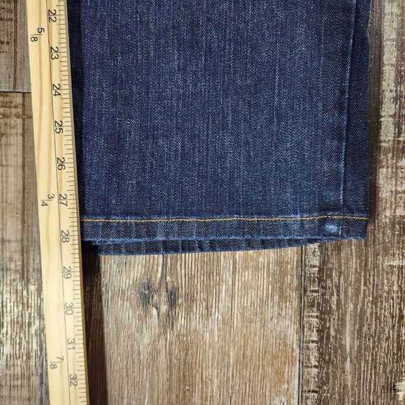 Talbots Petites Stretch Cropped Blue Jean Size 14 - Picture 9 of 10